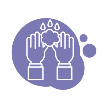 Eller blok biçimi simgesini yıkar