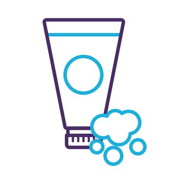 Köpük çizgili dezenfektan plastik şişe ürünü