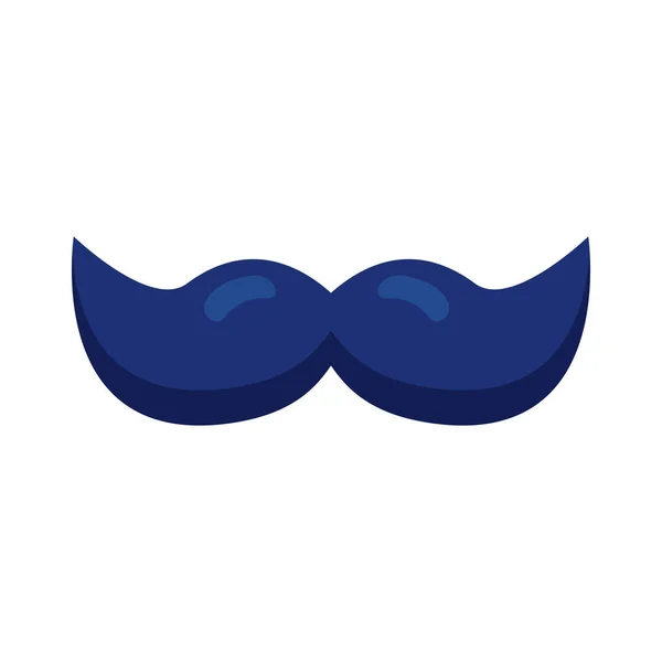 Mexican macho mustache detaild style icon — Stock Vector