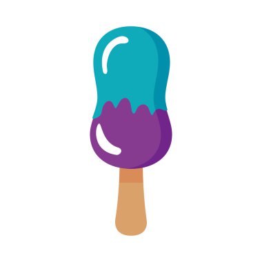 İki farklı aromalı lezzetli dondurma.