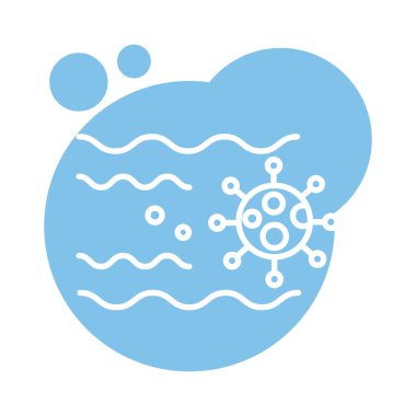 covid19 virüs parçacığı rüzgar bloğu tarzında