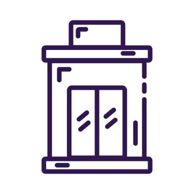 depolama önyüzü çizgisi biçimi simgesi