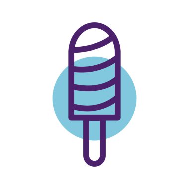 Çubuk dondurma tarzı tatlı dondurma