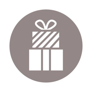 hediye kutusu mevcut blok biçimi simgesi