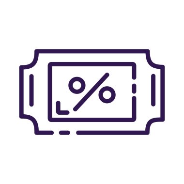 yüzde sembolü olan ticari etiket