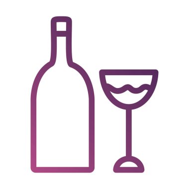 şişe ve bardak çizgisi ayrışma biçimi simgesi