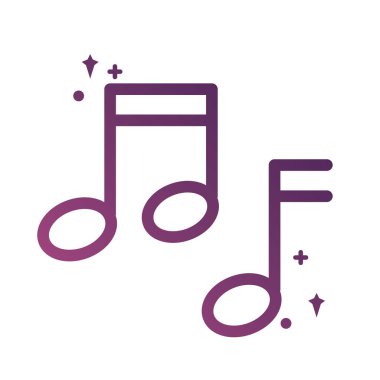 müzik notası ses çizgisi ayrıştırıcı biçim simgesi