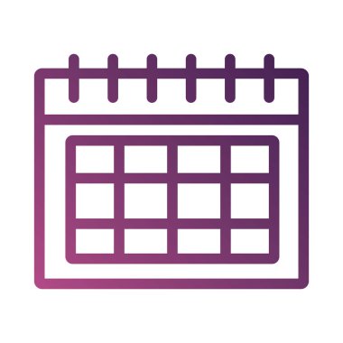 takvim hatırlatıcı tarih çizgisi bozunma biçimi simgesi