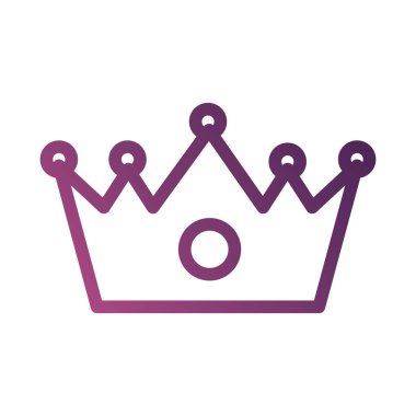 taç kraliçesi çizgi bozunma biçim simgesi