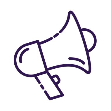 megafon ses aygıtı satır simgesi