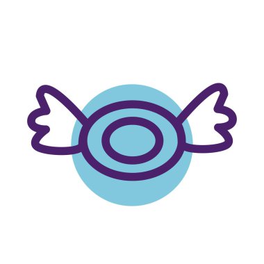 tatlı şeker çizgisi tarzı simge