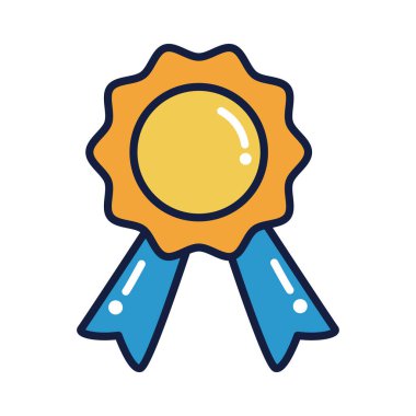 Madalya ödülü bir numaralı satır ve dolgu stili