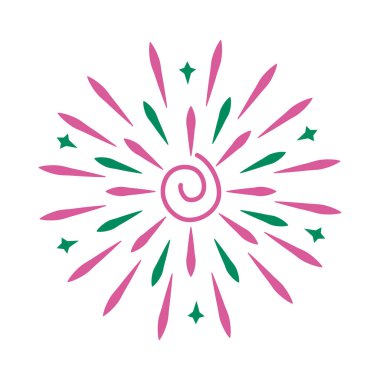 spiral sıçrama çizgisi biçimi simgesi