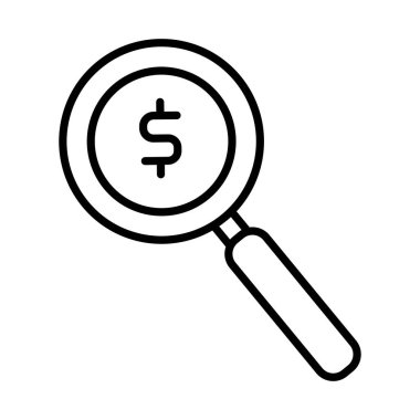 Dolar sembolü biçiminde büyüteç