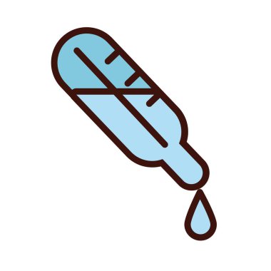 droper tıbbi aksesuar satırı ve biçim simgesi