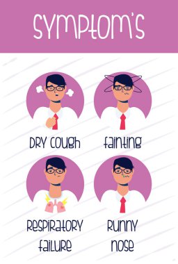 Hastalık ikonunun covid 19 belirtileri