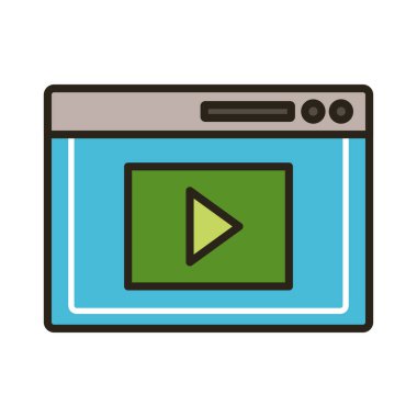 Web sayfası şablonu oyun düğmesi eğitimi çevrimiçi satırı ve doldurma biçimi