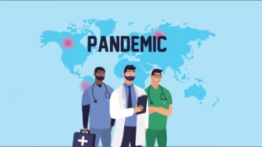 Doktor kadrosu covid19 parçacık ve Dünya Gezegeni