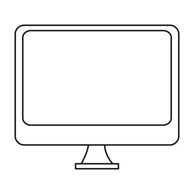 bilgisayar masaüstü cihaz yalıtılmış simge