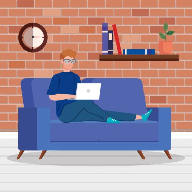 Evden işe gidip gelen bir adam.