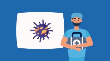 Covid19 parçacık karakterli doktor