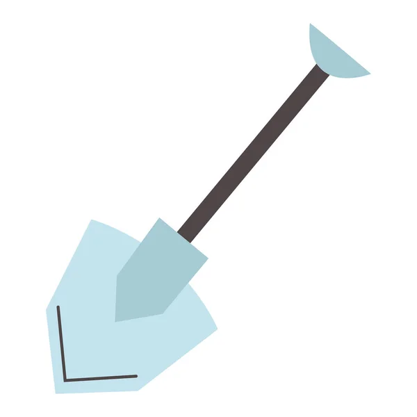 Изолированная иконка инструмента для лопаты — стоковый вектор