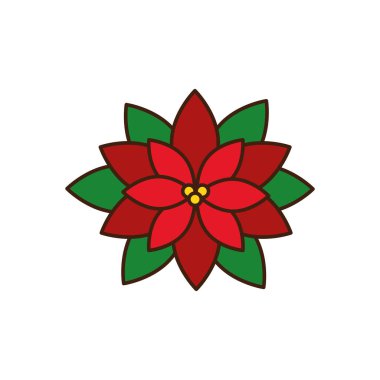 çiçek ve yapraklar dekoratif simge