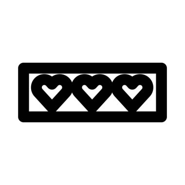 slot makinesi kalp satırı biçimi simgesi