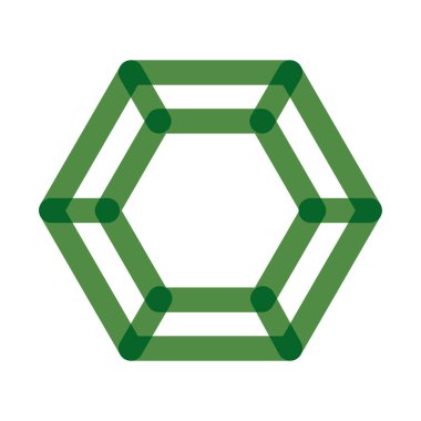 Elmas lüks taş çarpım çizgisi biçimi simgesi