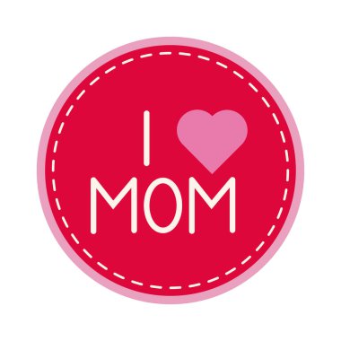 Anneler Günü mühür düz stil simgesi