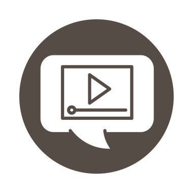 konuşma balonu eğitiminde ortam oynatıcı çevrimiçi blok biçimi