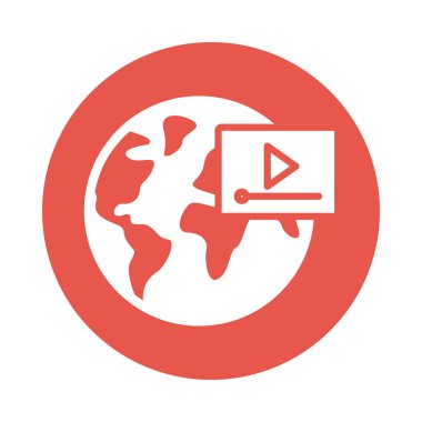 ortam oynatıcı eğitimi olan dünya gezegeni çevrimiçi blok biçimi