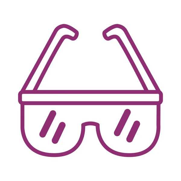 Gafas de seguridad estilo de línea de herramientas — Vector de stock