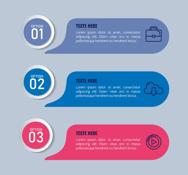 Infográfico estatístico com números e ícones de negócios —  Vetores de Stock