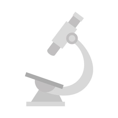 izole edilmiş laboratuvar simgesinin mikroskop aygıtı