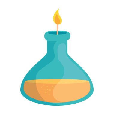 Alev izole edilmiş simgeyle tüp testi