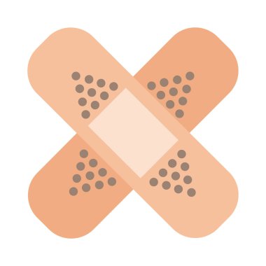 bandajları tedavi et düz biçim simgesi