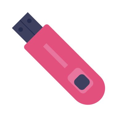 usb bellek düz biçim simgesi