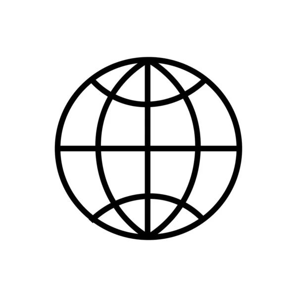Значок стилю лінії переглядача сфери — стоковий вектор