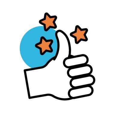 Sembol satırı gibi el ve biçim simgesini doldur