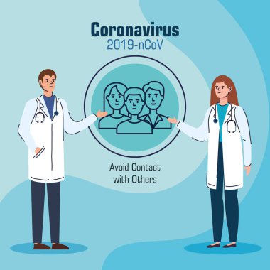Doktorlar, covid 19 'dan kaçınmak için başkalarıyla temas kurmaktan kaçınmayı öneriyorlar.