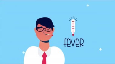 Ateşli hasta insan covid 19 salgını