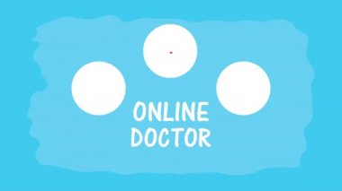 çevrimiçi doktor simgeleri ile harf
