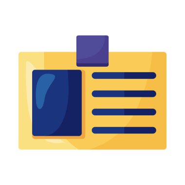 kimlik belgesi ayrıntılı biçim simgesi