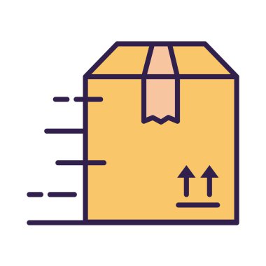 kutu karton paketleme posta servisi satırı ve doldurma biçimi