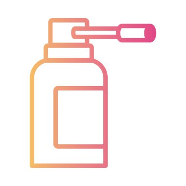 ilaç şişesi uyuşturucu doğrusal gradyan biçimi simgesi