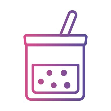 tıbbi matara test laboratuvarı doğrusal gradyan biçim simgesi