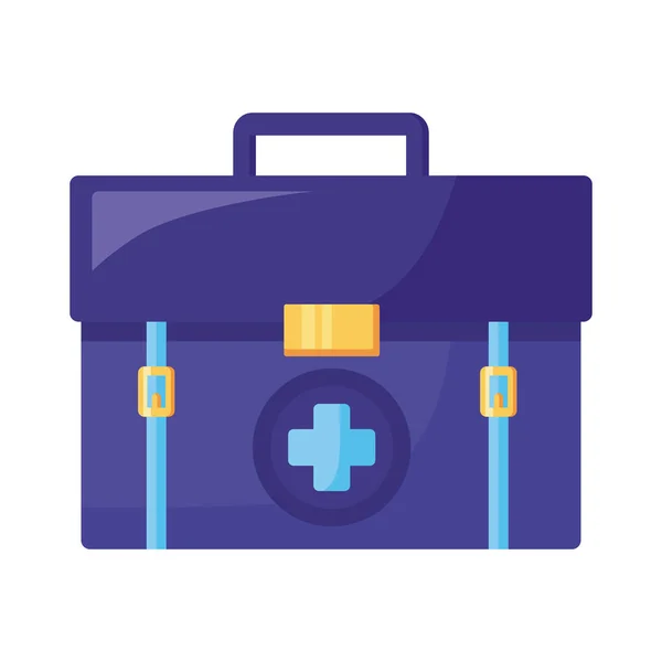 Kit de medicamentos ícone de estilo detalhado — Vetor de Stock