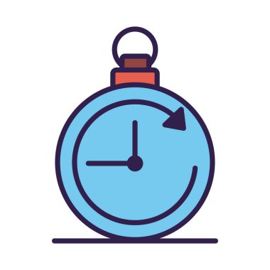 Zamanlayıcı kronometre sayaç satırı ve doldurma biçimi