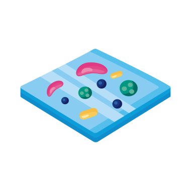 Laboratuvar camlarında bakteri kültürü detaylı stil